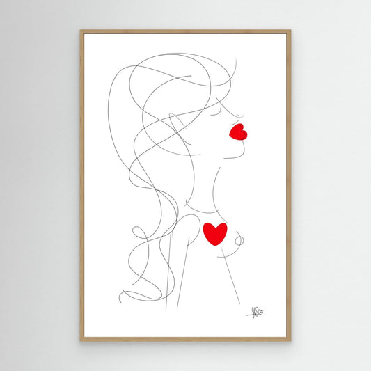 Canvas Print: Peace of Her