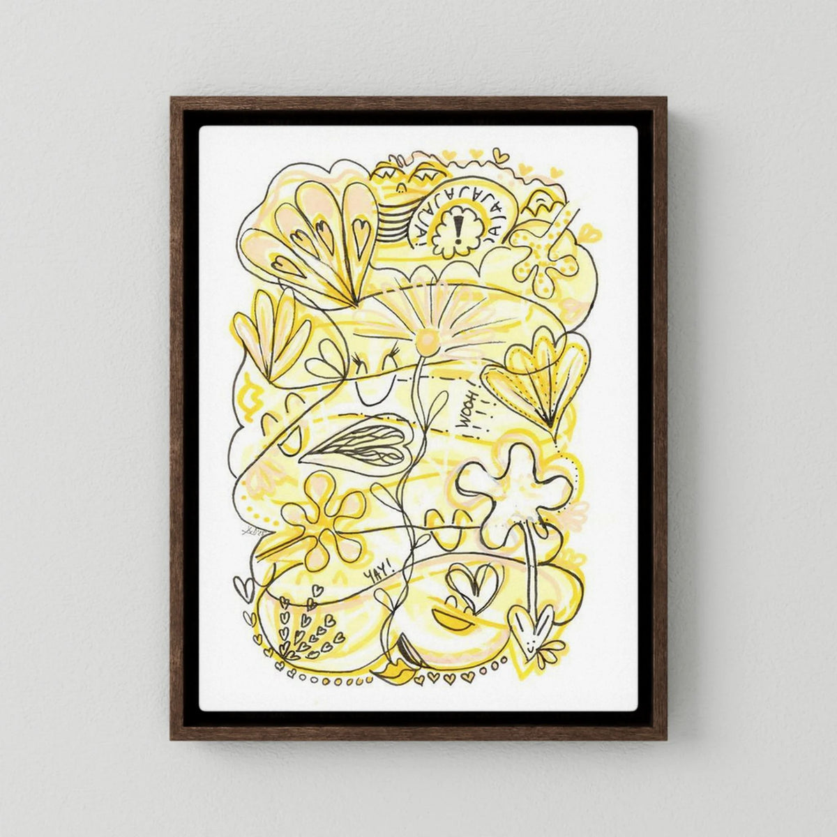 Canvas Print: Waves of Happiness