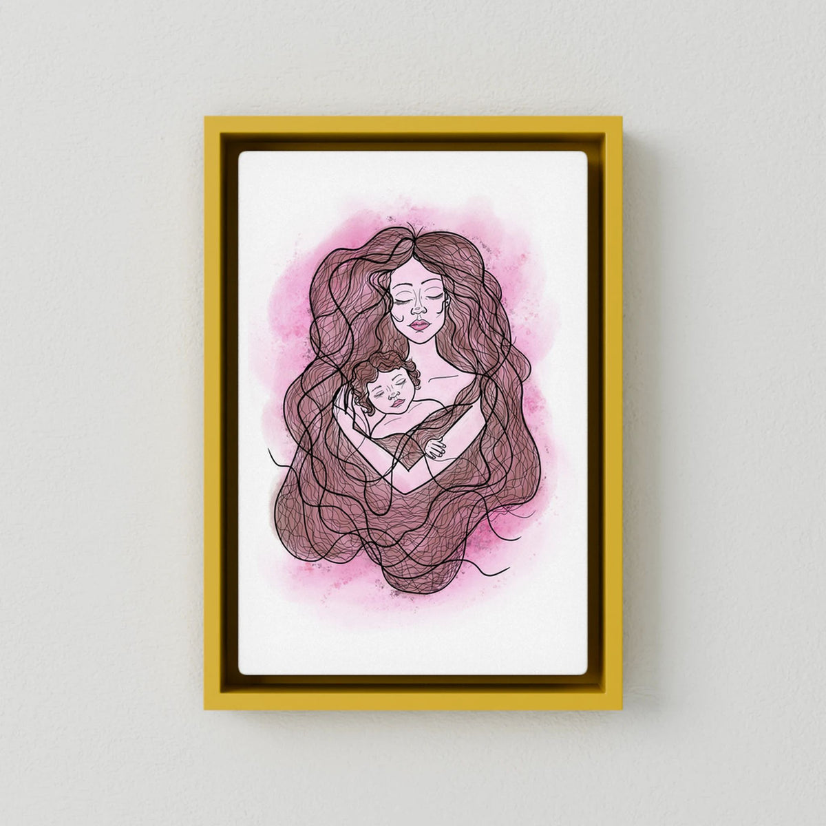 Canvas Print: In My Heart (Colour Frames)