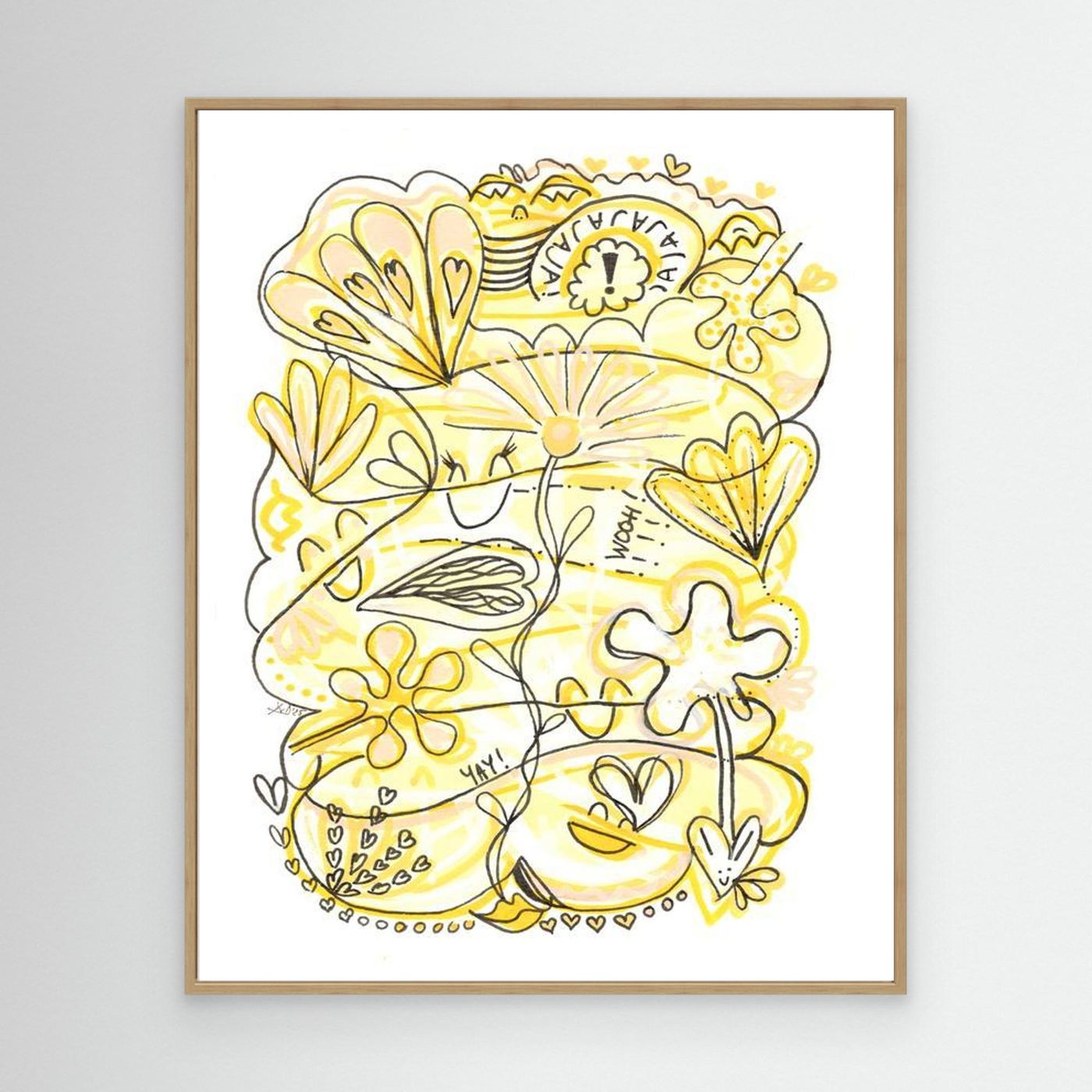 Canvas Print: Waves of Happiness (WW)