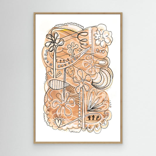 Canvas Print: Waves of Growth
