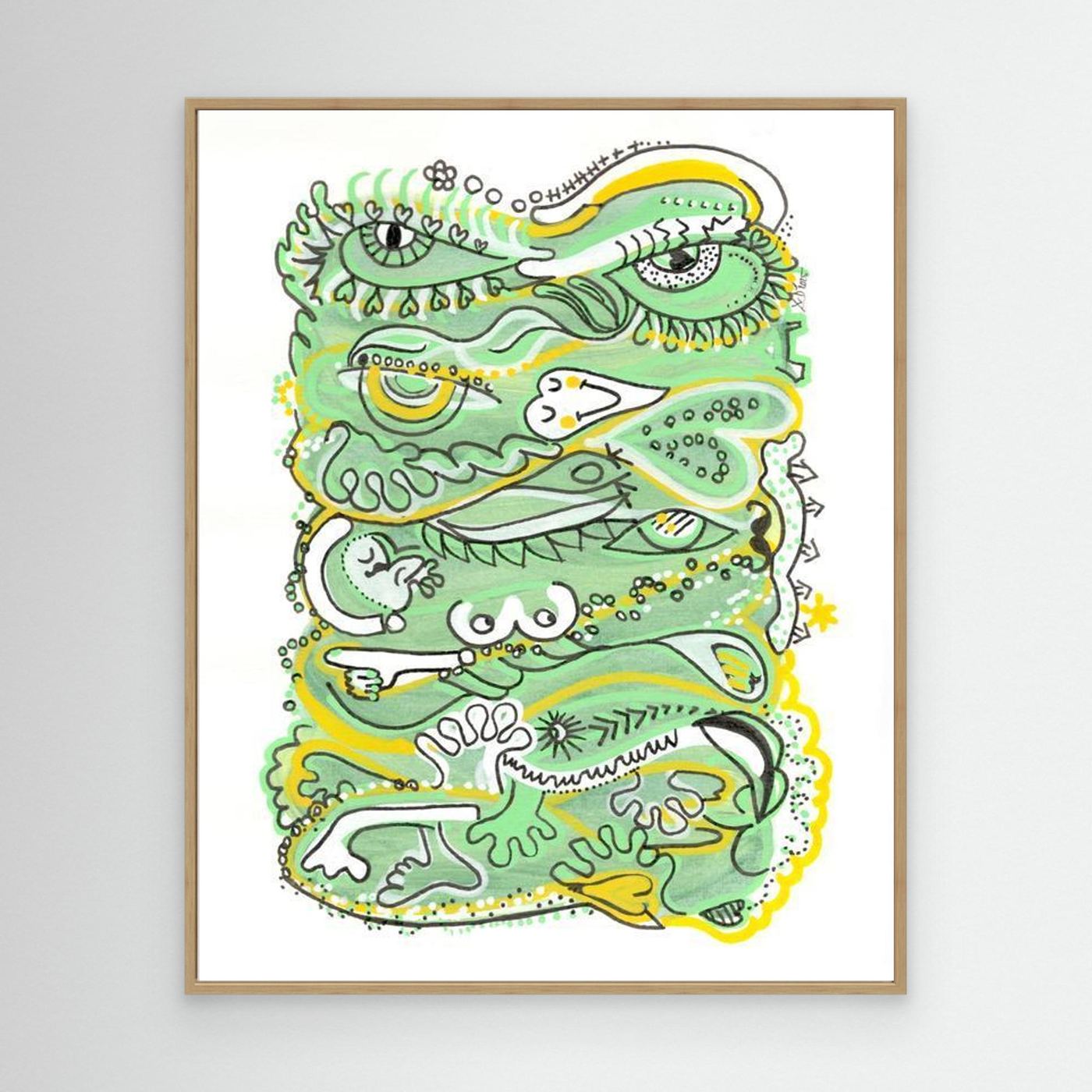 Canvas Print: Waves of Humanity (WW)