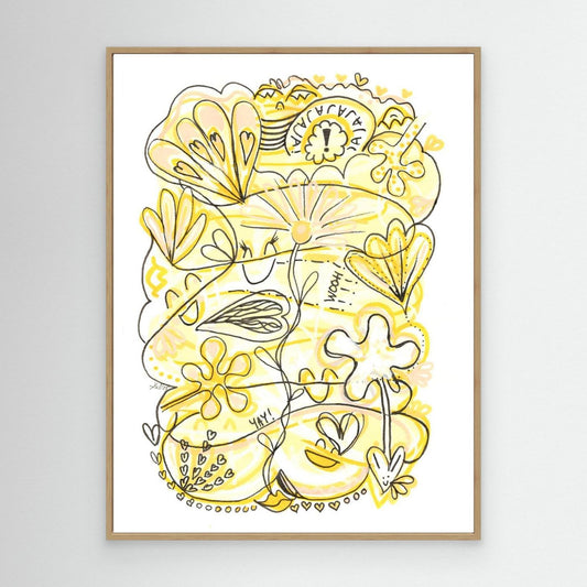 Canvas Print: Waves of Happiness