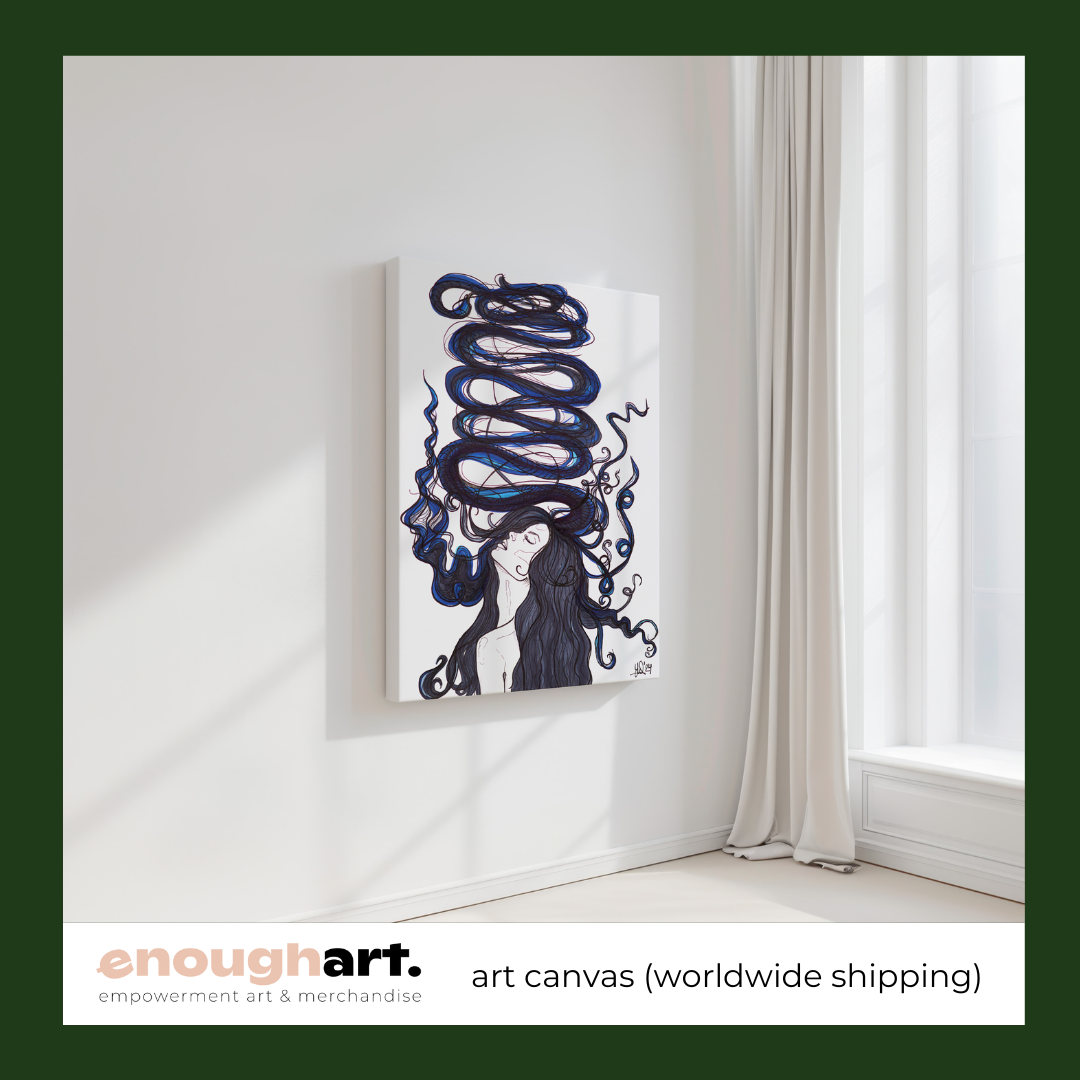 enough art. art canvas worldwide shipping