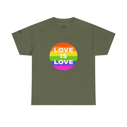 Unisex Tee — 'Love Is Love' — Pride Equality