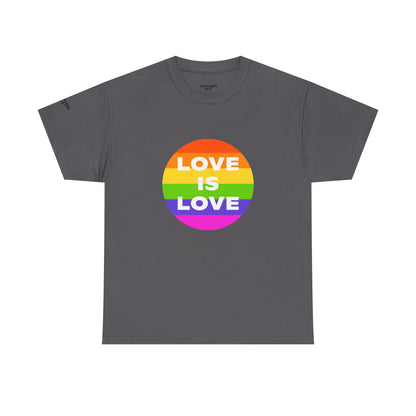 Unisex Tee — 'Love Is Love' — Pride Equality