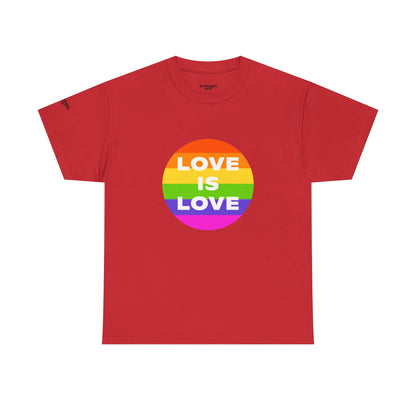 Unisex Tee — 'Love Is Love' — Pride Equality