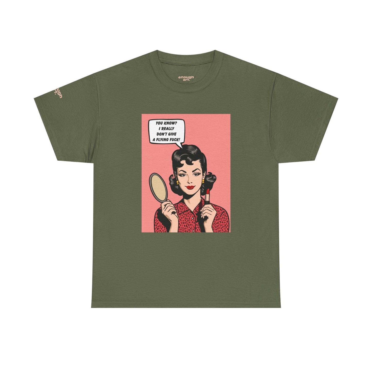 Unisex Tee — 'I don't give a flying fuck!'