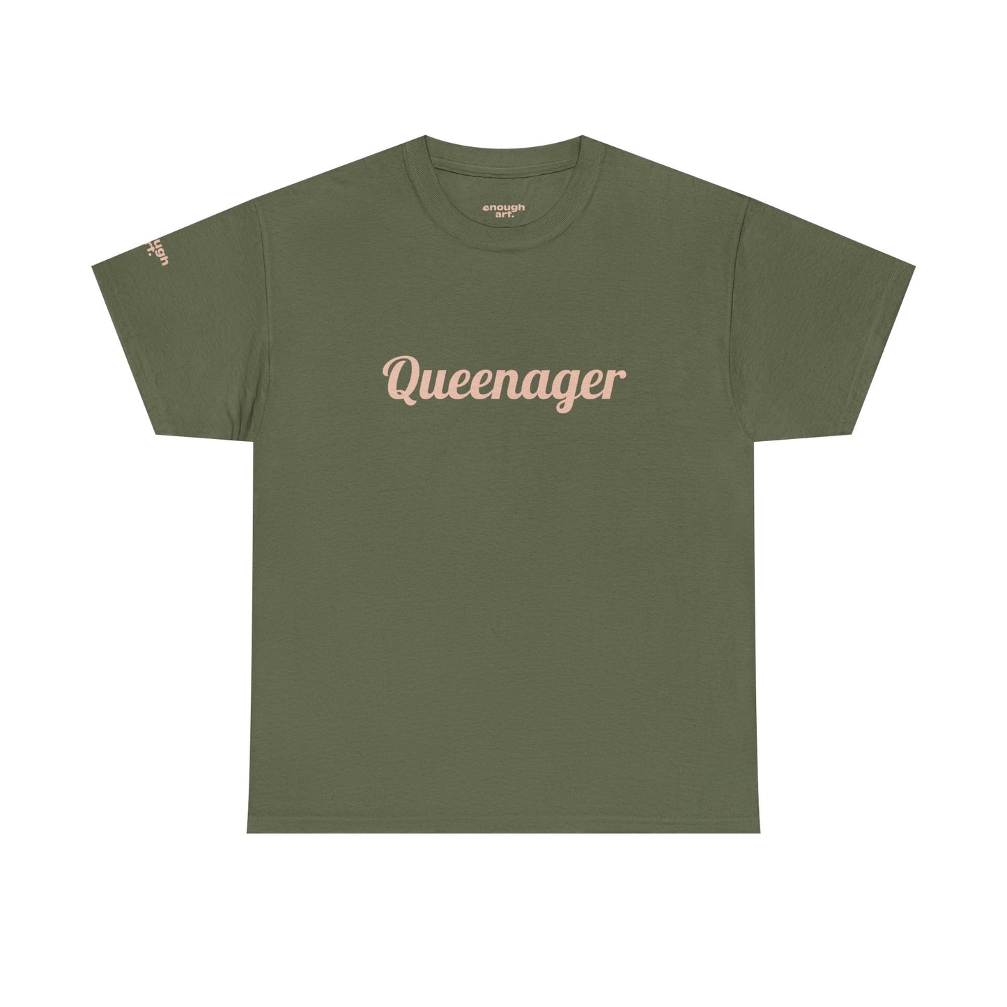Unisex Tee — 'Queenager'