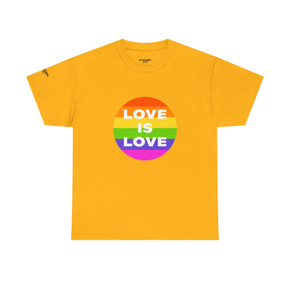 Unisex Tee — 'Love Is Love' — Pride Equality
