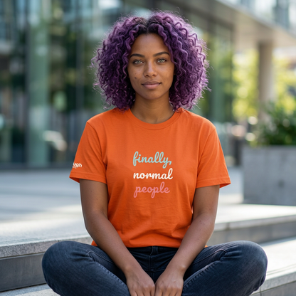 Unisex Tee - ‘Finally, Normal People’