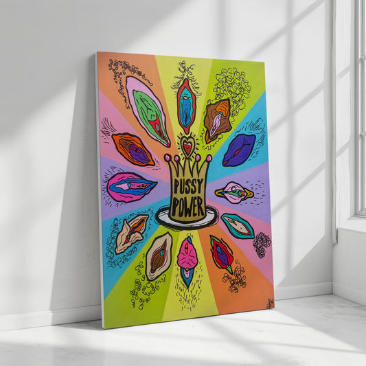 Canvas Print: Pussy Power