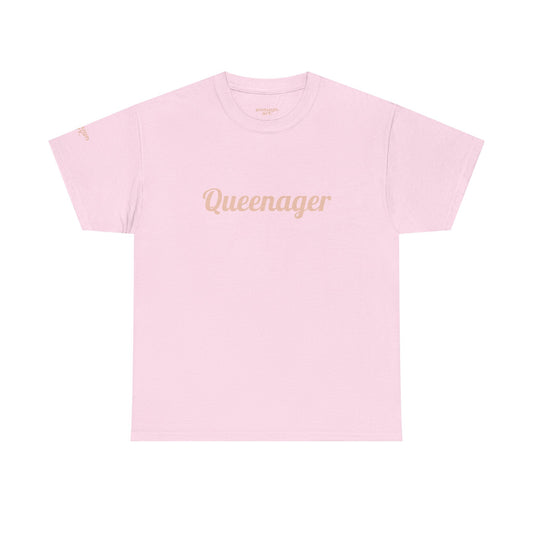 Unisex Tee — 'Queenager'