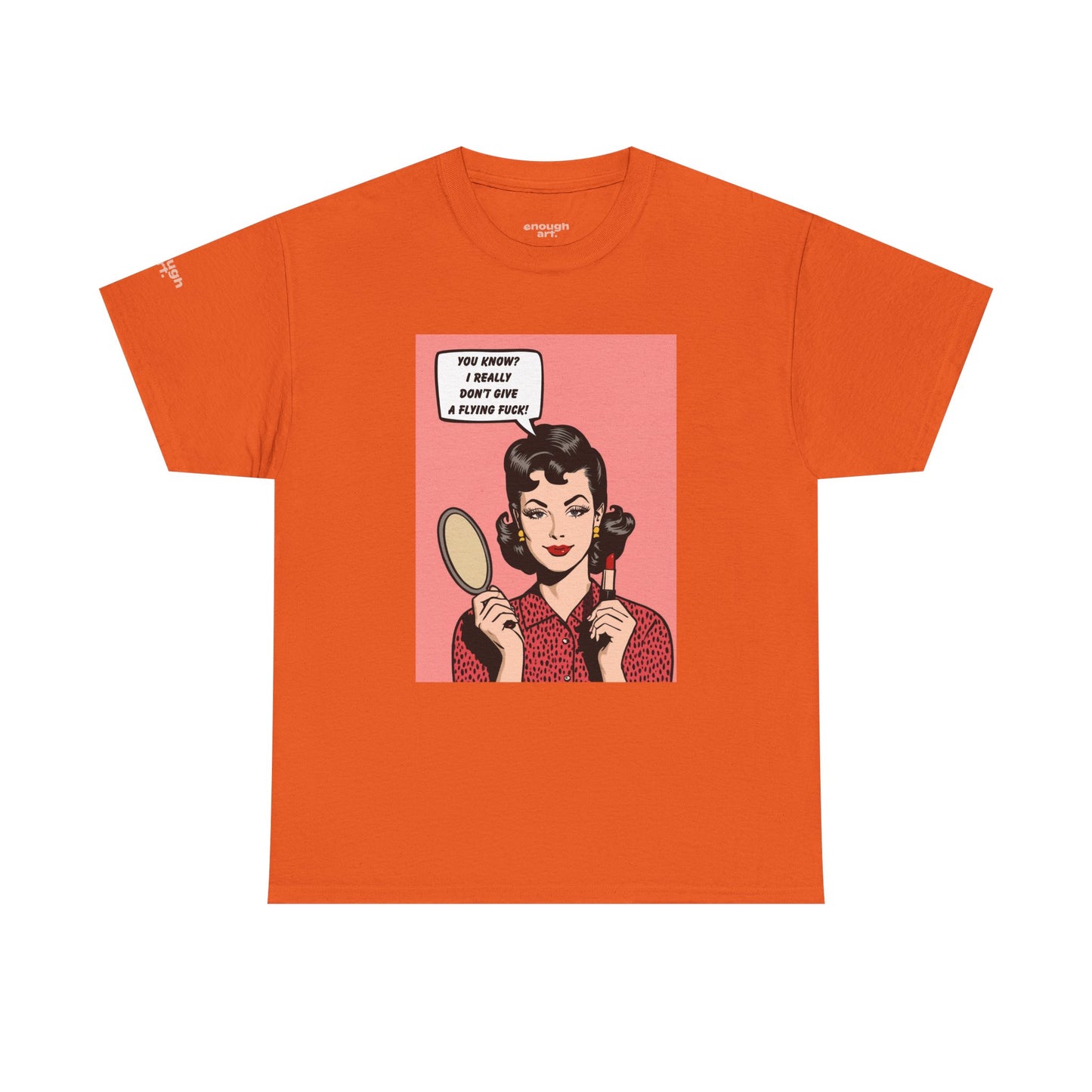 Unisex Tee — 'I don't give a flying fuck!'