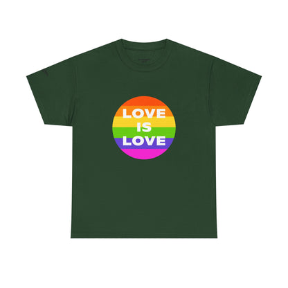 Unisex Tee — 'Love Is Love' — Pride Equality