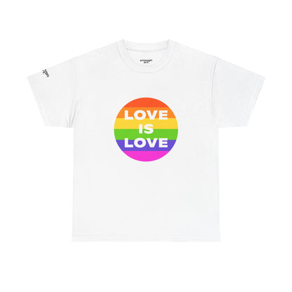 Unisex Tee — 'Love Is Love' — Pride Equality