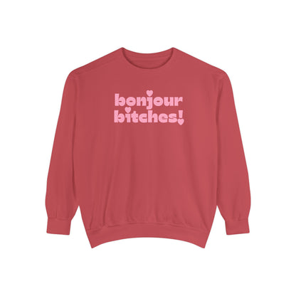 Sweatshirt - 'Bonjour Bitches!'