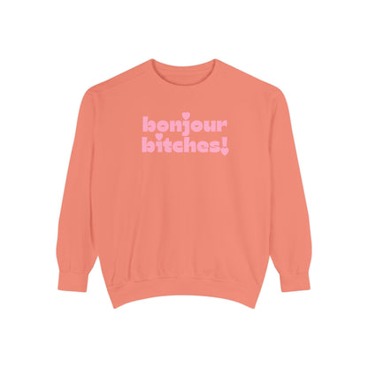 Sweatshirt - 'Bonjour Bitches!'