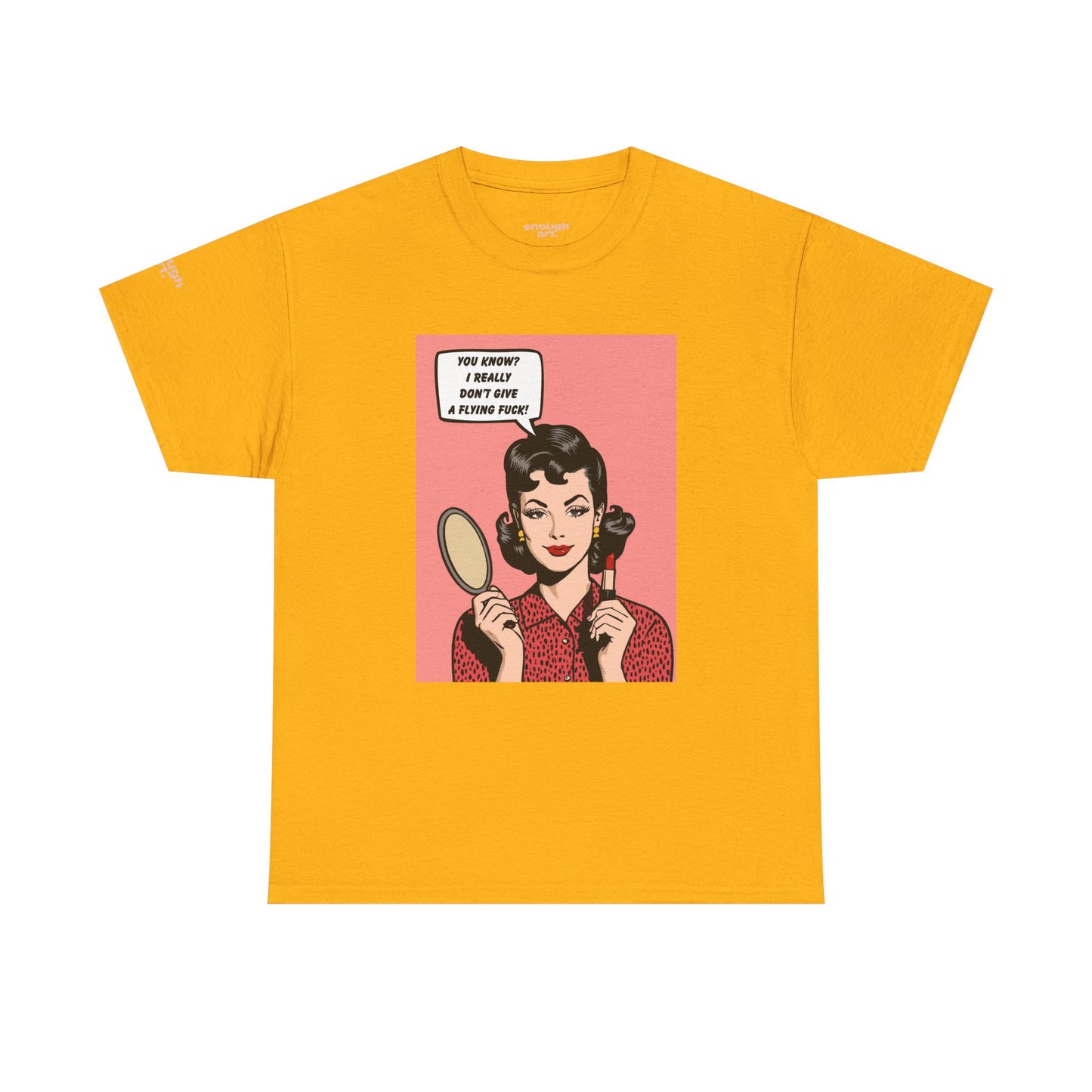 Unisex Tee — 'I don't give a flying fuck!'