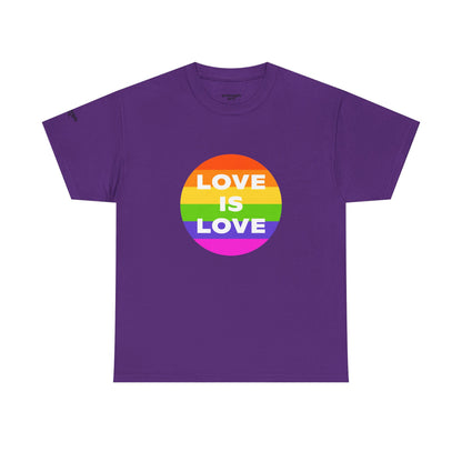 Unisex Tee — 'Love Is Love' — Pride Equality