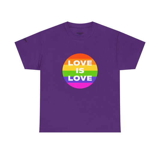 Unisex Tee — 'Love Is Love' — Pride Equality