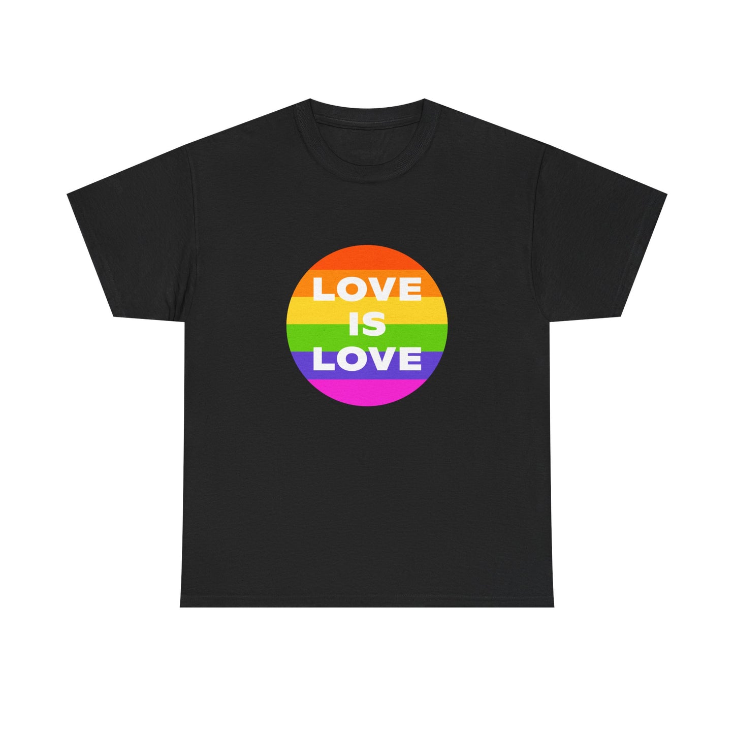 Unisex Tee — 'Love Is Love' — Pride Equality