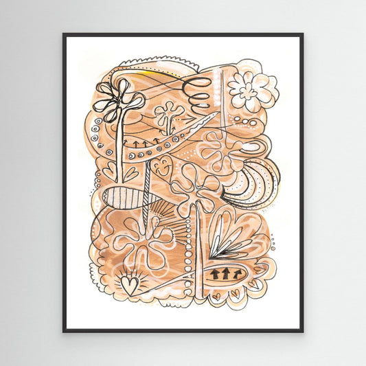 Canvas Print: Waves of Growth (WW)