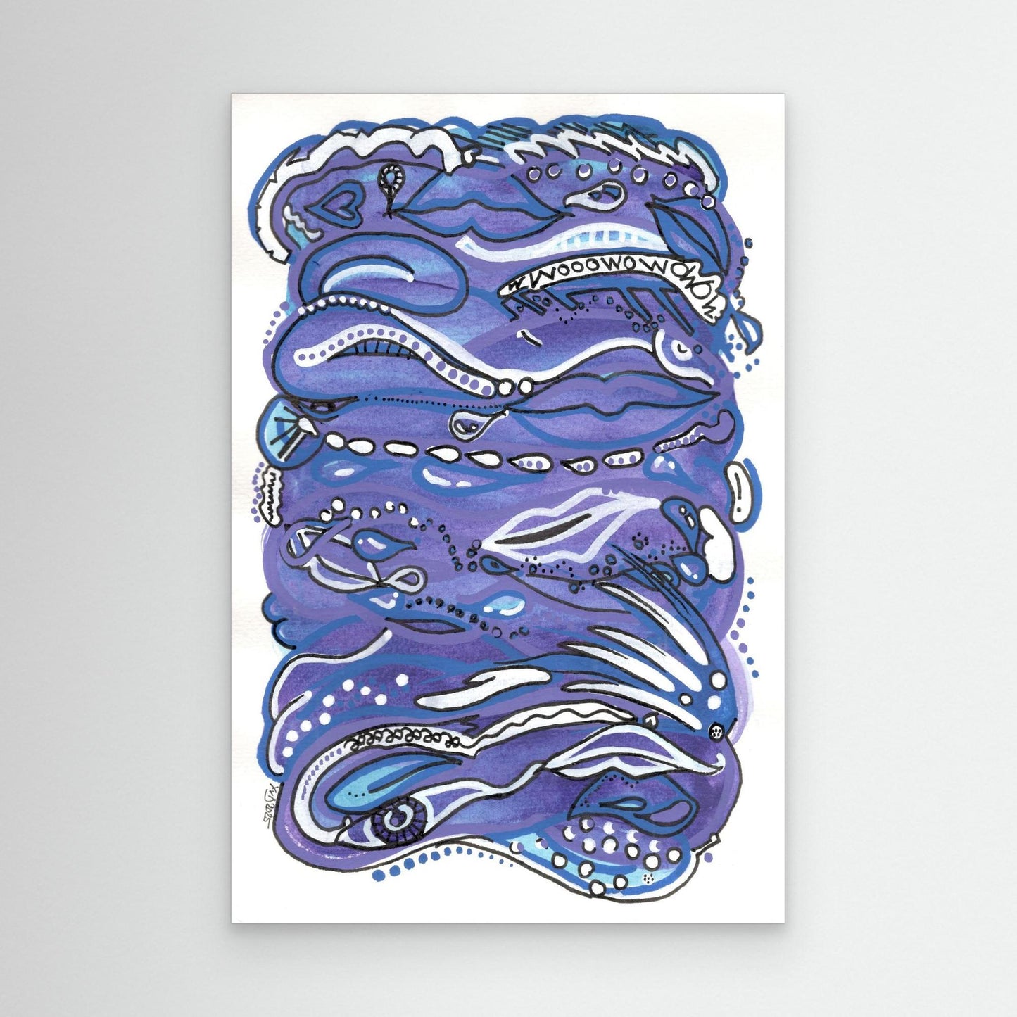 Canvas Print: Waves of Lust