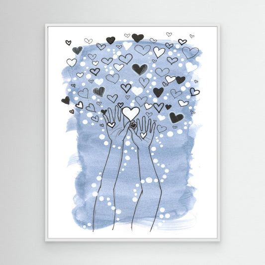 Canvas Print: Hold The Love (WW)