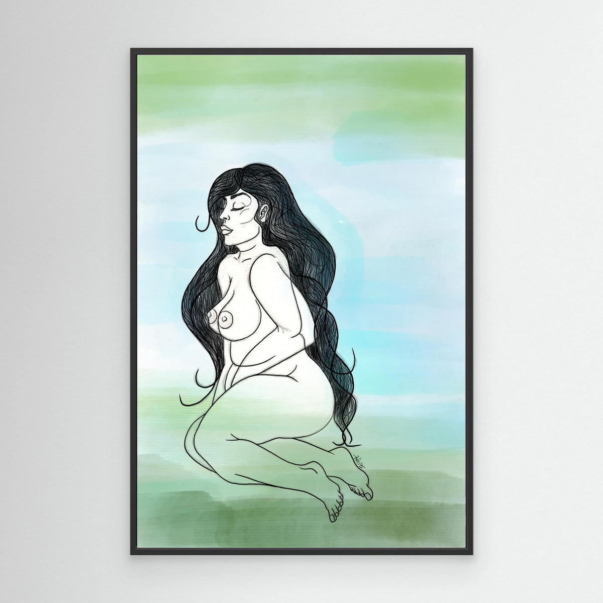 Canvas Print: She Curves