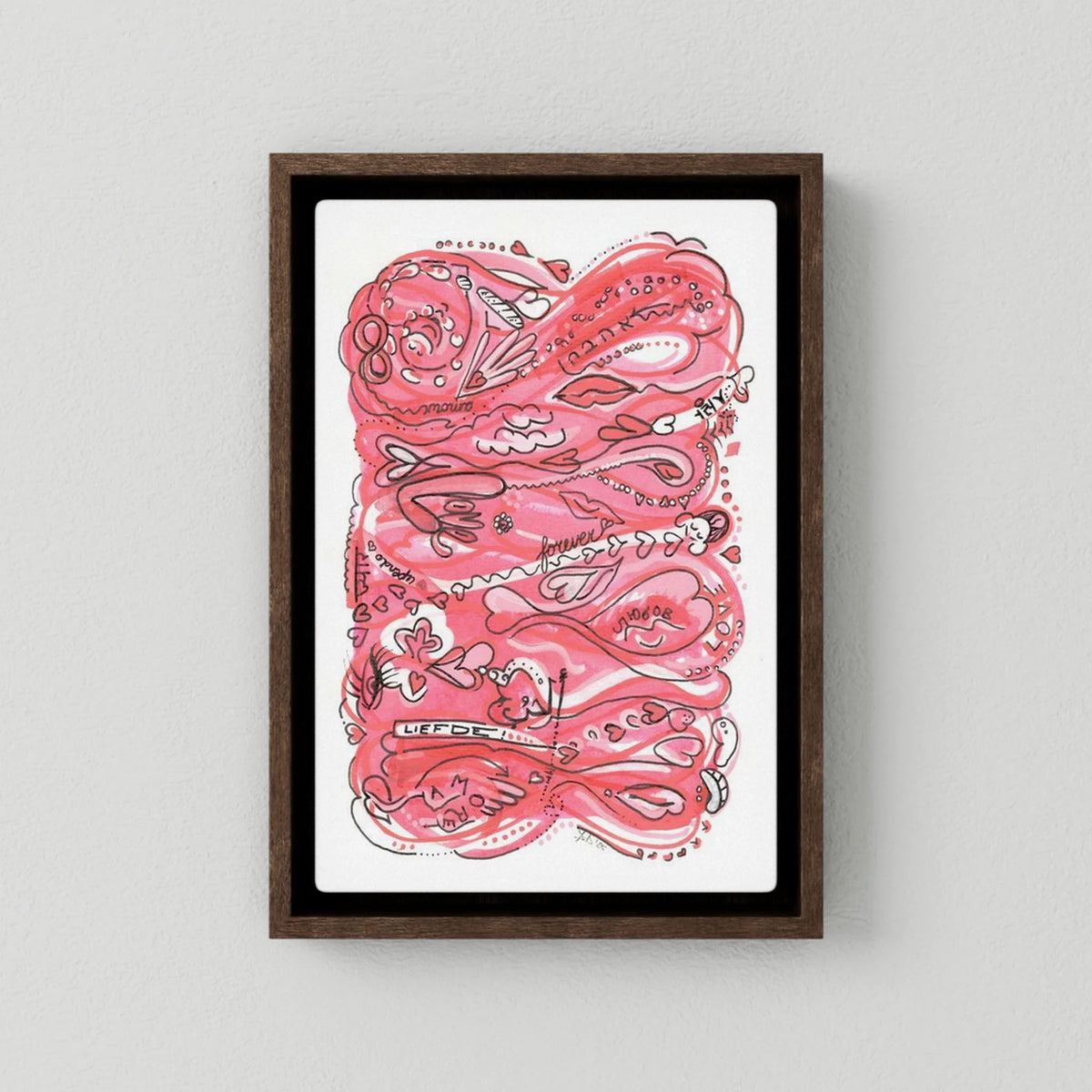 Canvas Print: Waves of Love