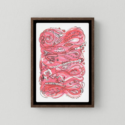 Canvas Print: Waves of Love
