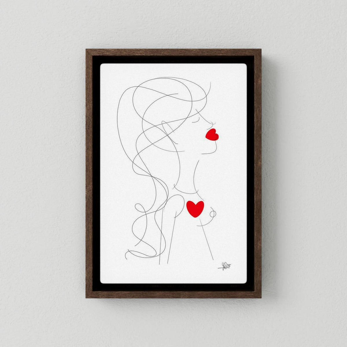 Canvas Print: Peace of Her