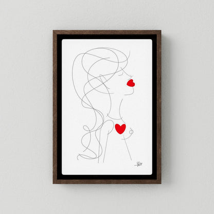 Canvas Print: Peace of Her