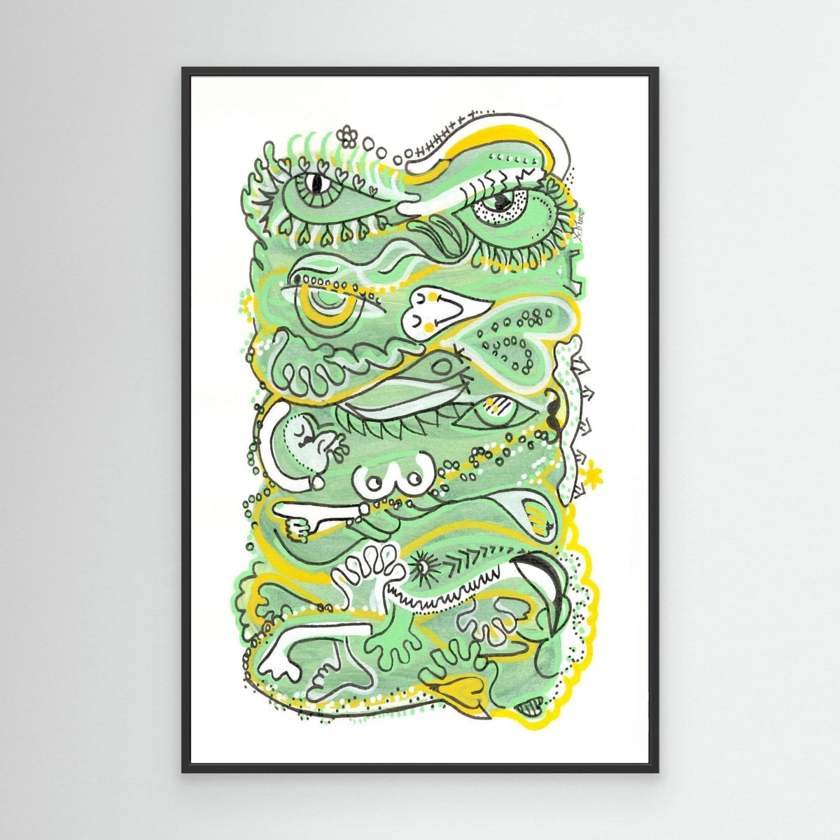 Canvas Print: Waves of Humanity