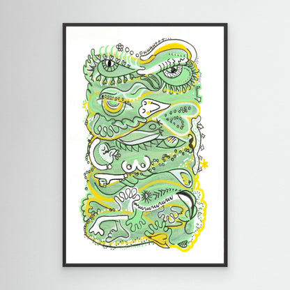 Canvas Print: Waves of Humanity