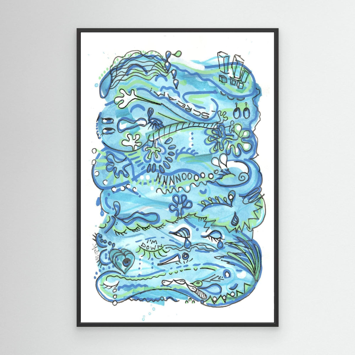 Canvas Print: Waves of Sorrow