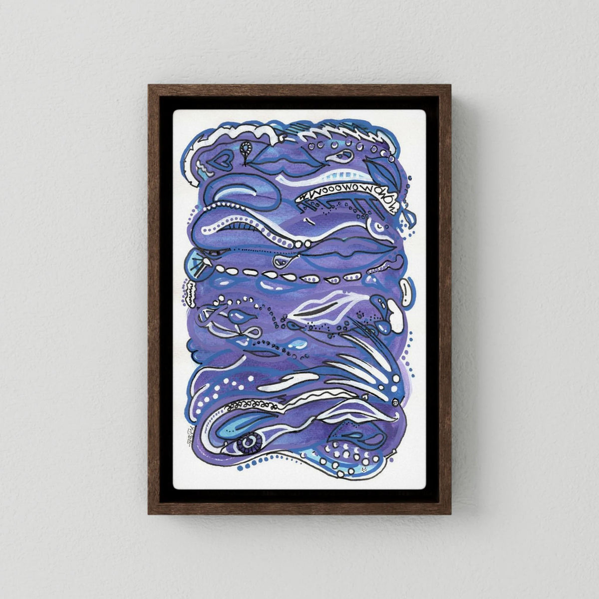 Canvas Print: Waves of Lust