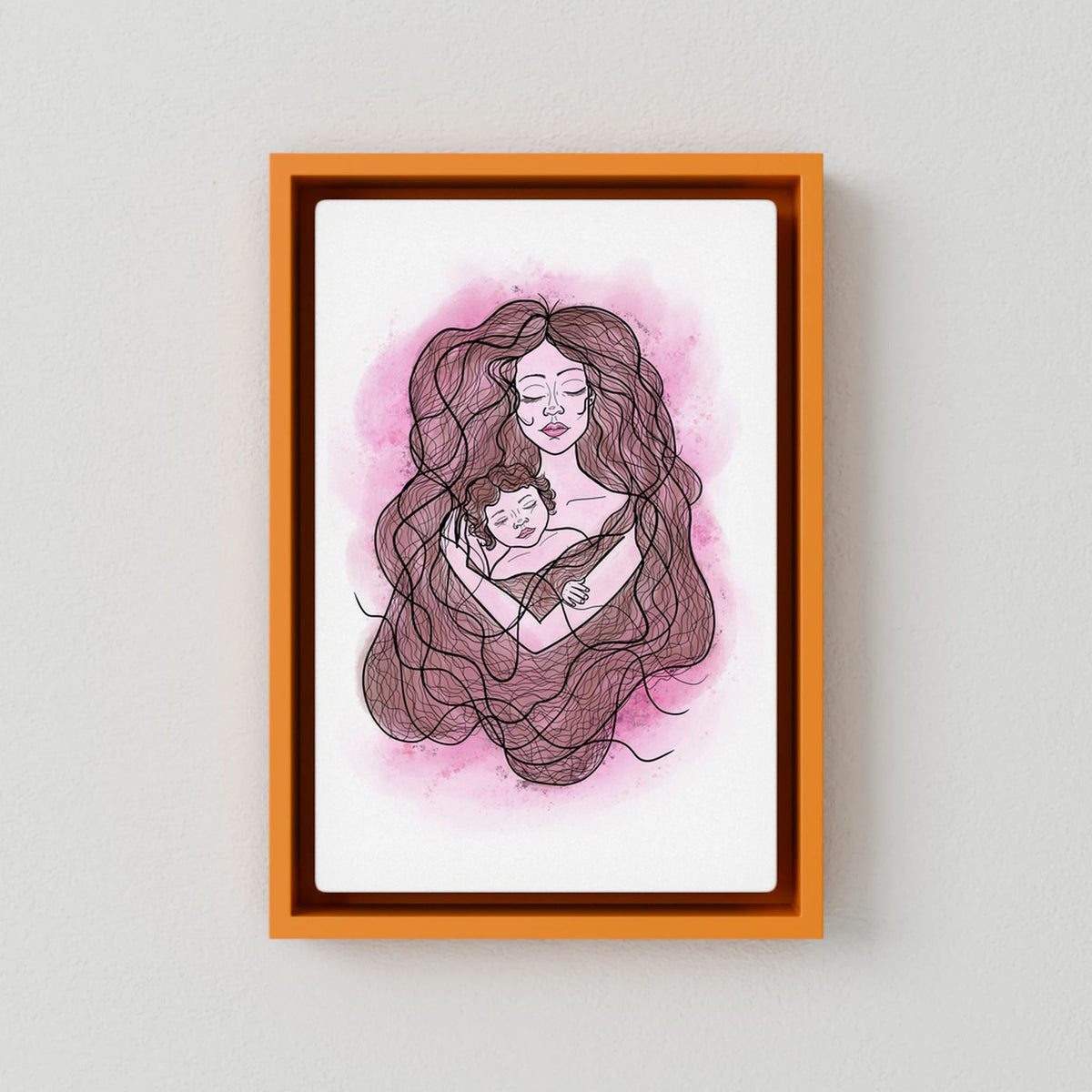 Canvas Print: In My Heart (Colour Frames)