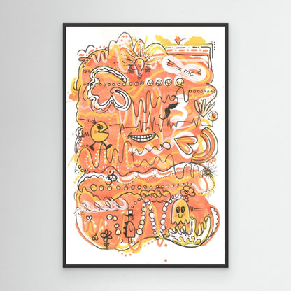 Canvas Print: Waves of Energy