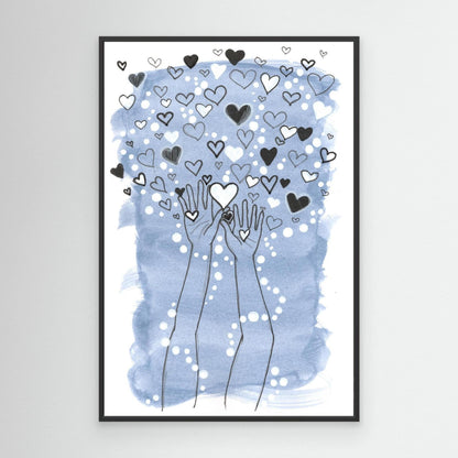 Canvas Print: Hold The Love