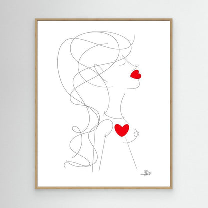 Canvas Print: Peace of Her (WW)