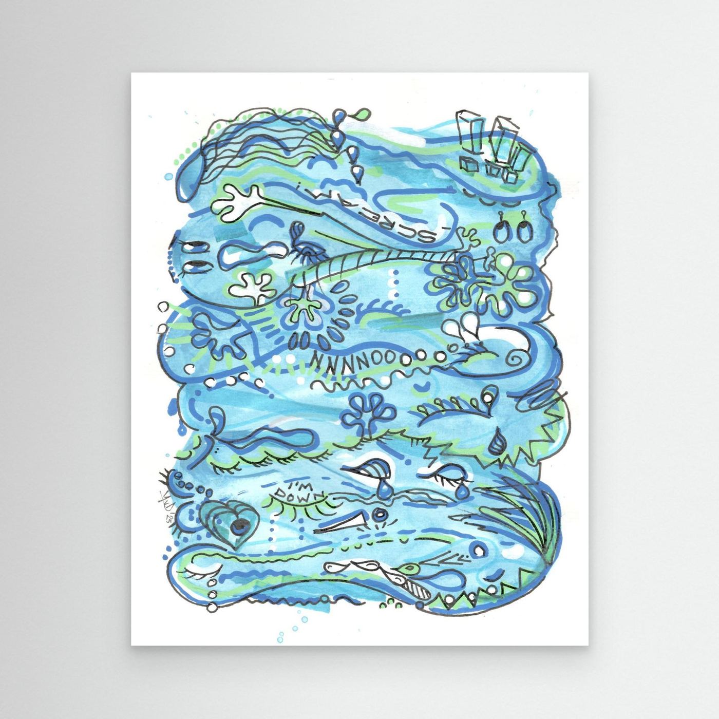 Canvas Print: Waves of Sorrow (WW)