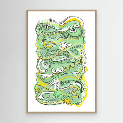 Canvas Print: Waves of Humanity
