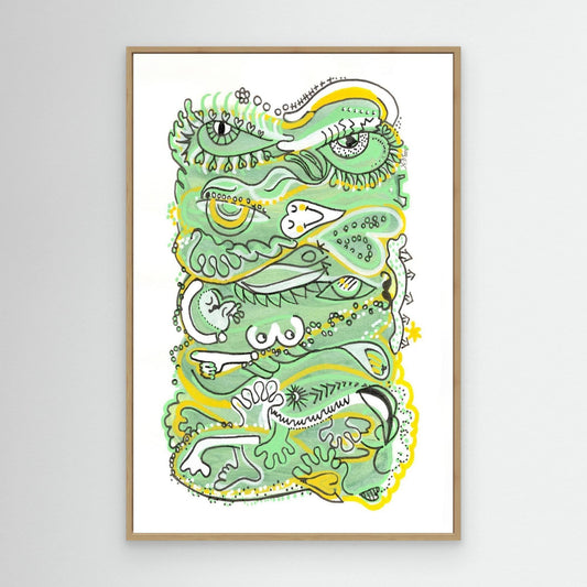 Canvas Print: Waves of Humanity