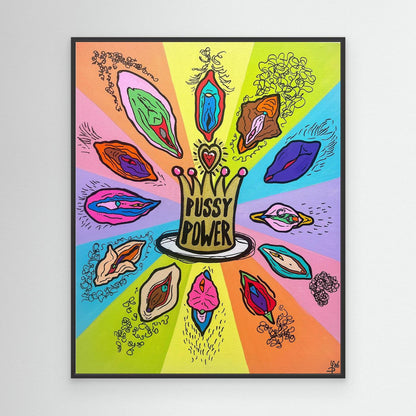 Canvas Print: Pussy Power
