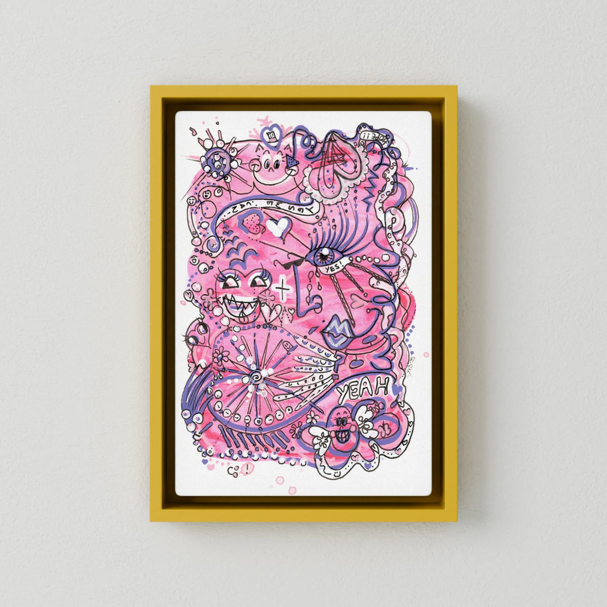 Canvas Print: Waves of Hope (Colour Frames)