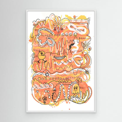 Canvas Print: Waves of Energy