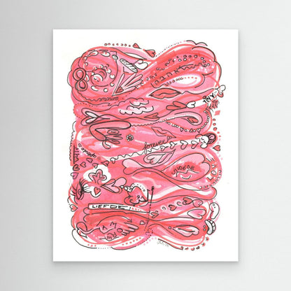Canvas Print: Waves of Love (WW)