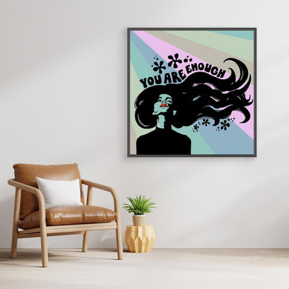 Canvas Print: You Are Enough (WW)